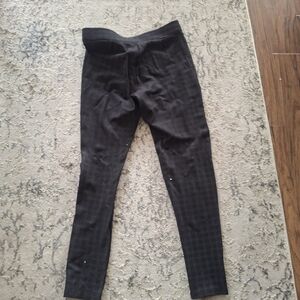 90 Degree By Reflex Black Plaid Pants